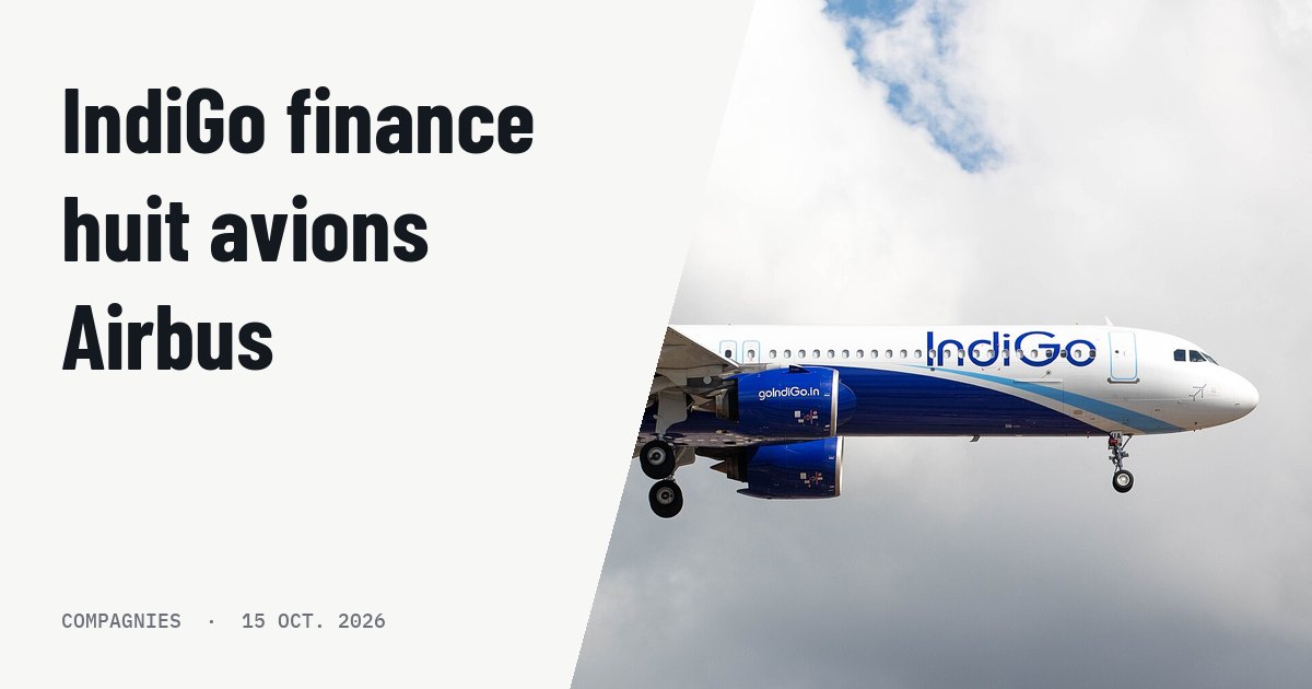 Indigo boucle 328 millions de dollars pour financer huit Airbus. Photo d'illustration (archive, pas l'appareil concerné) : VT-IUA INDIGO AIRBUS A321-271NX
