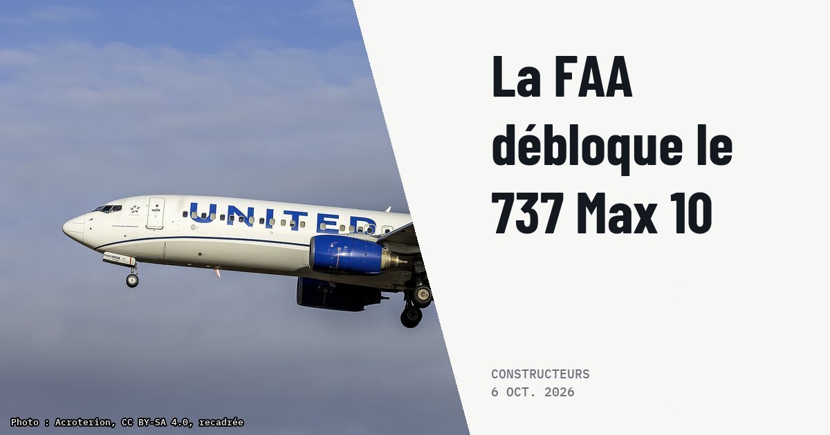 La FAA juge le FMS du 737 sûr et débloque le 737 Max 10. Photo d'illustration (archive, pas l'appareil concerné) : 2008 United Airlines Boeing 737-824 N78509 landing at Baltimore-Washington International Thurgood Marshall Airport, Maryland, USA