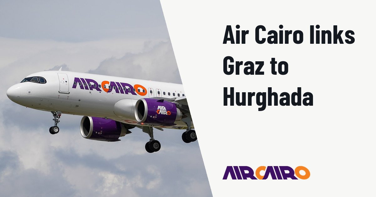 Air Cairo to Resume Graz-Hurghada Flights with Airbus A320 in 2027. Illustration photo (archive, not the aircraft involved) : Der Airbus A320-251N der Fluggesellschaft Air Cairo mit dem Kennzeichen SU-BUQ im Landeanflug auf die Bahn 25L des Flughafens Frankfurt Main. Das Flugzeug führte einen Flug von Hurghada nach Frankfurt