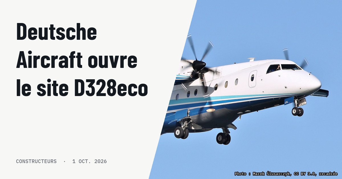 Deutsche Aircraft ouvre son usine de Leipzig pour produire le D328eco. Photo d'illustration (archive, pas l'appareil concerné) : Dornier C-146A Wolfhound (version of Do-328), registration 10-3077. Operating for 524th Special Operations Squadron with 27th Special Operations Wing of United States Air Force. Landing at Larnaca Int
