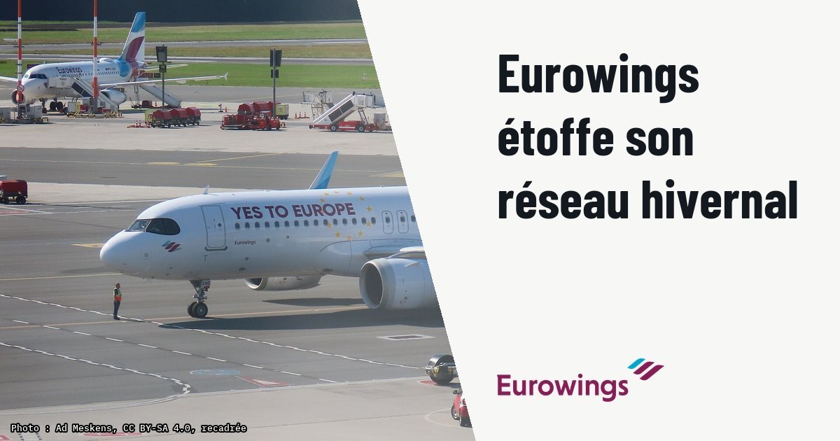 Eurowings densifie son programme hiver 2026/27 et modifie ses A320neo. Photo d'illustration (archive, pas l'appareil concerné) : Eurowings Airbus A320-251N D-AENE (s/n 10932) op Flughafen Hamburg.