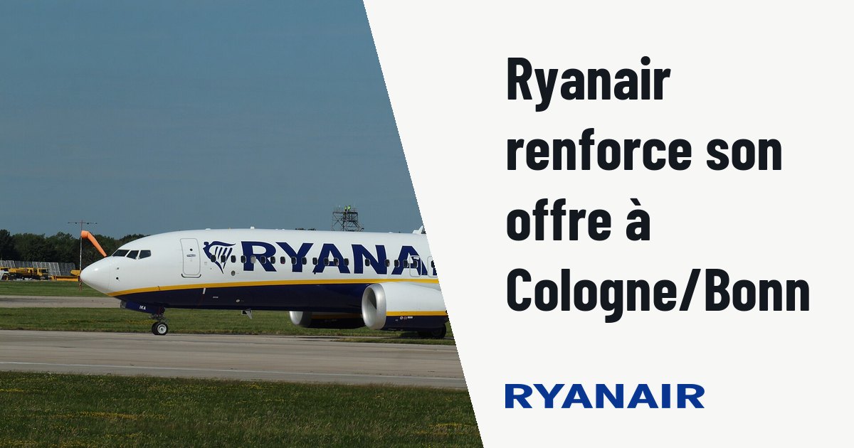 Ryanair ouvre deux liaisons en Boeing 737 depuis Cologne/Bonn. Photo d'illustration (archive, pas l'appareil concerné) : Only delivered 2 days before hand