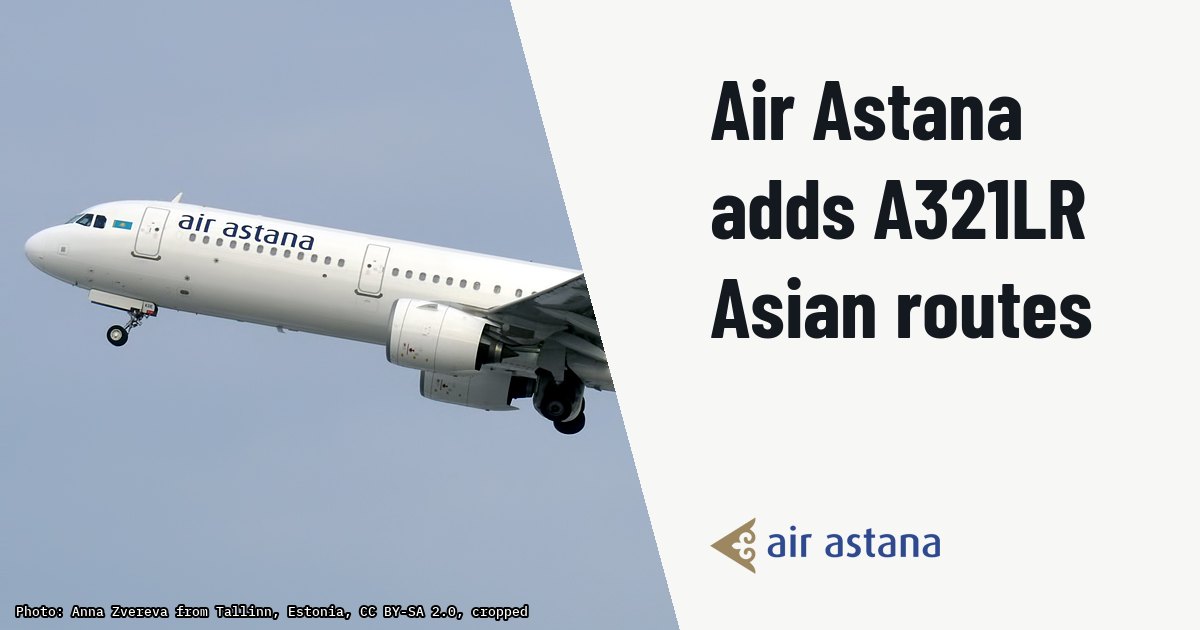 Air Astana expands Southeast Asia network with Airbus A321LR. Illustration photo (archive, not the aircraft involved) : Air Astana, P4-KDE, Airbus A321-271N