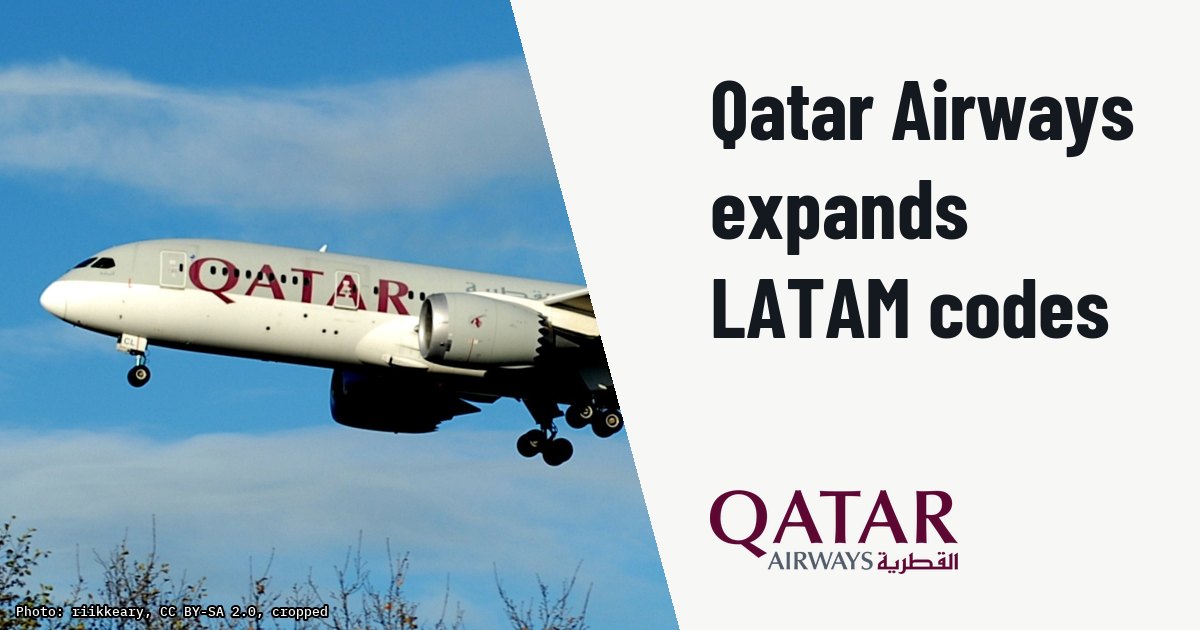 Qatar Airways and LATAM expand codeshare network via Bogota. Illustration photo (archive, not the aircraft involved) : Qatar Airways Boeing 787, A7-BCL in Manchester