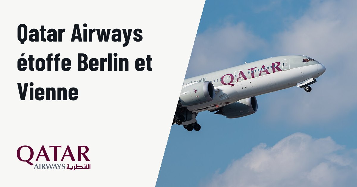 Qatar Airways renforce Berlin et Vienne malgré des réductions de vols à Doha. Photo d'illustration (archive, pas l'appareil concerné) : Qatar Airways Boeing 787-8 Dreamliner (reg. A7-BCO, msn 38333/188) at Munich Airport (IATA: MUC; ICAO: EDDM) departing 08R.