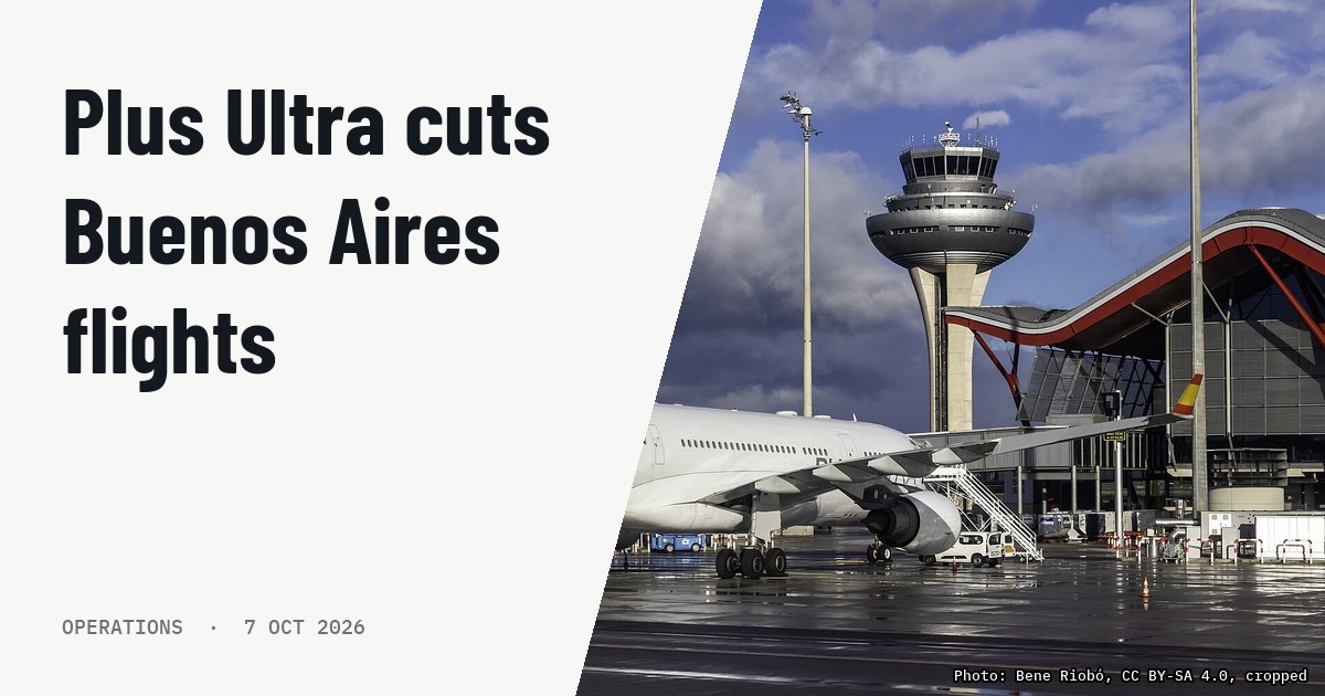 Plus Ultra cuts Madrid-Buenos Aires flights amid Ezeiza runway works. Illustration photo (archive, not the aircraft involved) : Airbus A330-200 de Plus Ultra Líneas Aéreas no aeroporto de Madrid.