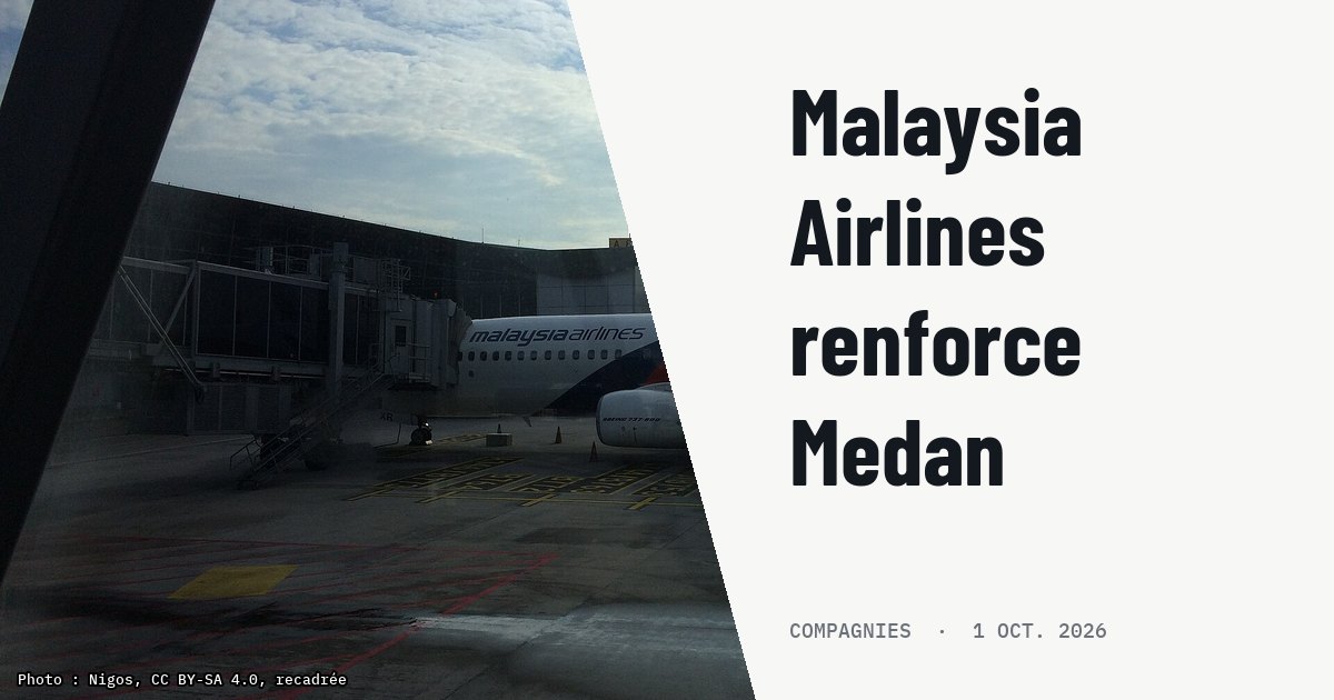 Malaysia Airlines renforce la desserte de Medan en Boeing 737. Photo d'illustration (archive, pas l'appareil concerné) : Malaysia Airlines 737-800 in Singapore Changi Airport