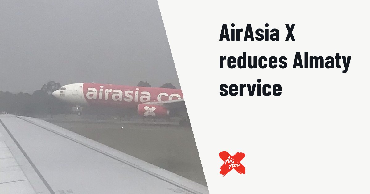 AirAsia X reduces Kuala Lumpur – Almaty flights for late 2026. Illustration photo (archive, not the aircraft involved) : imej ini merupakan imej hasil karya saya sendiri