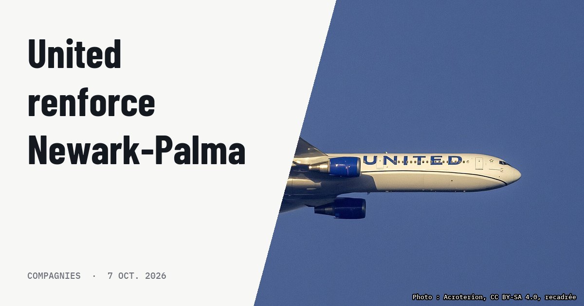United passe la ligne Newark-Palma en quotidien en Boeing 767 pour l'été 2027. Photo d'illustration (archive, pas l'appareil concerné) : 2002 United Airlines Boeing 767-424ER N66057 approaching Washington Dulles International Airport, from Maryland