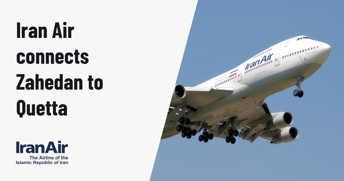 Iran Air opens new Zahedan–Quetta route to expand Pakistan network. Illustration photo (archive, not the aircraft involved) : Iran Air Boeing 747-200 (EP-IAH) lands at London Heathrow Airport.