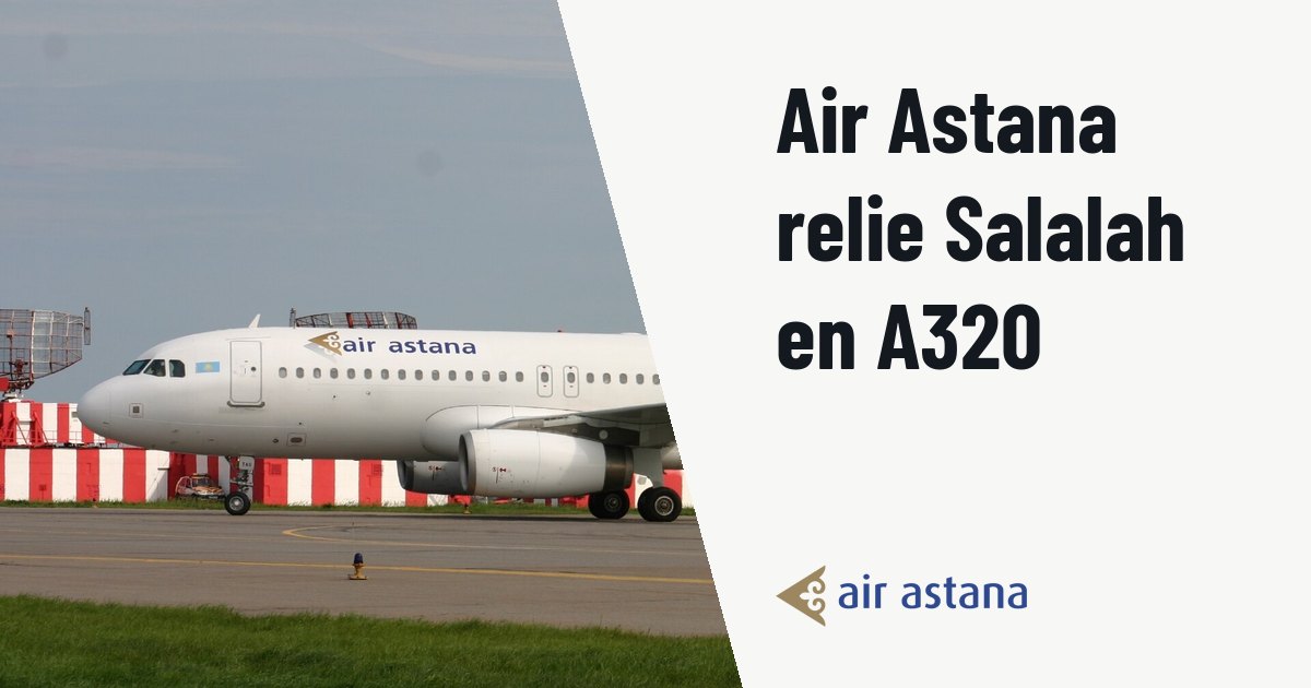 Air Astana ouvre des vols vers Salalah depuis Almaty et Astana. Photo d'illustration (archive, pas l'appareil concerné) : At Moscow Sheremetyevo