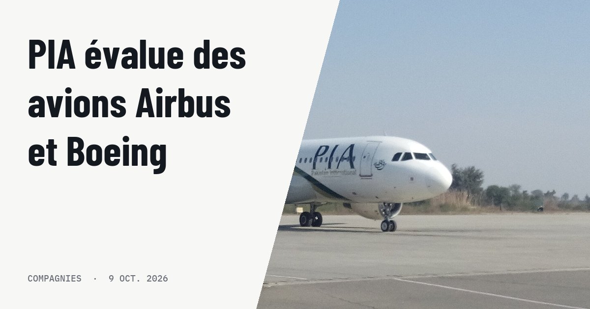 Privatisée, PIA vise Airbus et Boeing pour moderniser sa flotte. Photo d'illustration (archive, pas l'appareil concerné) : Airline Pakistan International Airlines Status : Active Registration : AP-BLD Airport: Faisalabad International Airport Airport Code: LYP/OPFA Comments: Flight arrived from Karachi (Domestic operation
