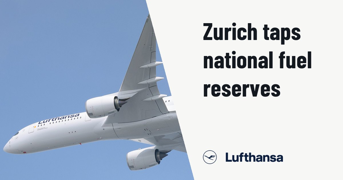Zurich Airport taps emergency fuel reserves to counter supply disruption. Illustration photo (archive, not the aircraft involved) : Brand new A350 on its transfer flight from the Airbus factory in Toulouse to Munich.