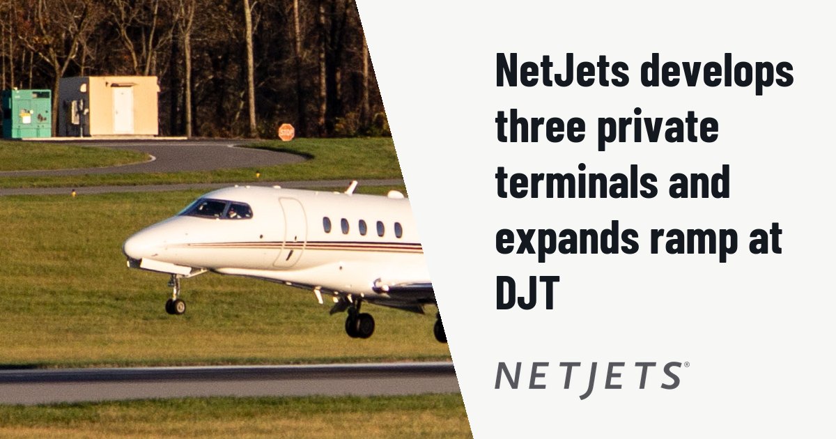NetJets develops three private terminals and expands ramp at DJT. Illustration photo (archive, not the aircraft involved) : A Cessna Citation Latitude (N596QS) of NetJets Aviation lands on Runway 34 at KHPN (Westchester County Airport). Operating as Execjet 596 (EJA596) is arriving from Richmond, VA (KRIC).