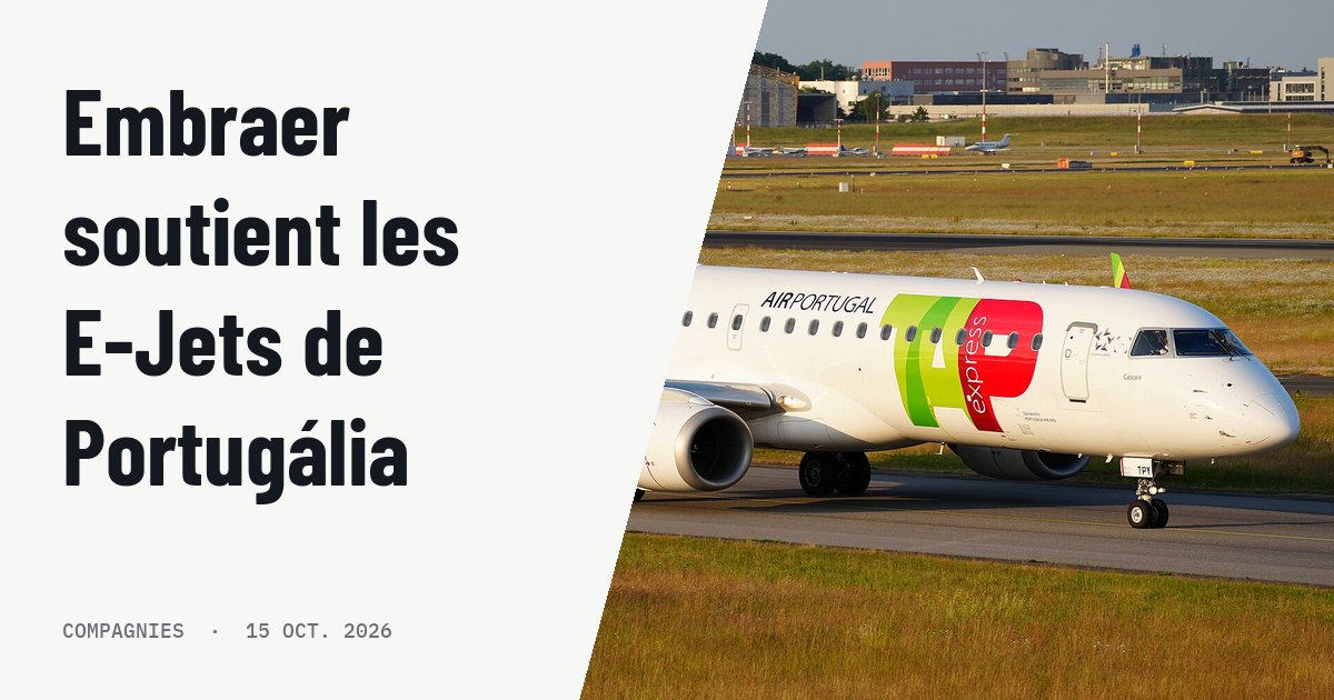Embraer assure le soutien technique de 19 E-Jets pour Portugália. Photo d'illustration (archive, pas l'appareil concerné) : Die für TAP Express betriebene Embraer ERJ-190AR (ERJ-190-100 IGW) der Fluggesellschaft Portugália Airlines mit dem Kennzeichen CS-TPY rollt auf dem Flughafen Hamburg zur Startbahn 15. Das Flugzeug fü