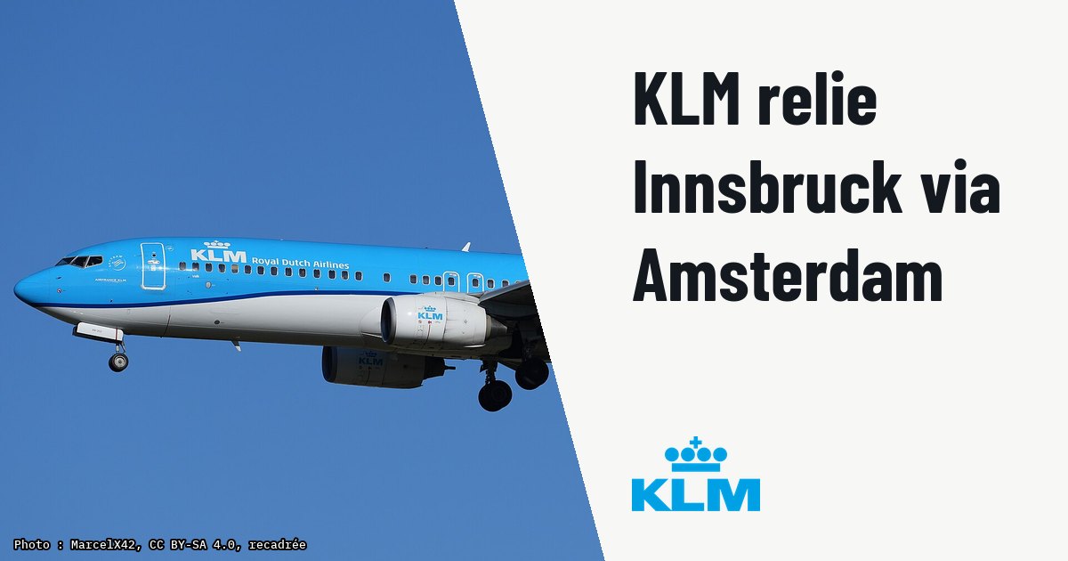 KLM étend son offre à Innsbruck via un partage de code avec Transavia. Photo d'illustration (archive, pas l'appareil concerné) : Die Boeing 737-8K2(WL) der Fluggesellschaft KLM Royal Dutch Airlines mit dem Kennzeichen PH-BXB im Landeanflug auf die Bahn 25L des Flughafens Berlin Brandenburg. Das Flugzeug führte einen Flug vom Fl