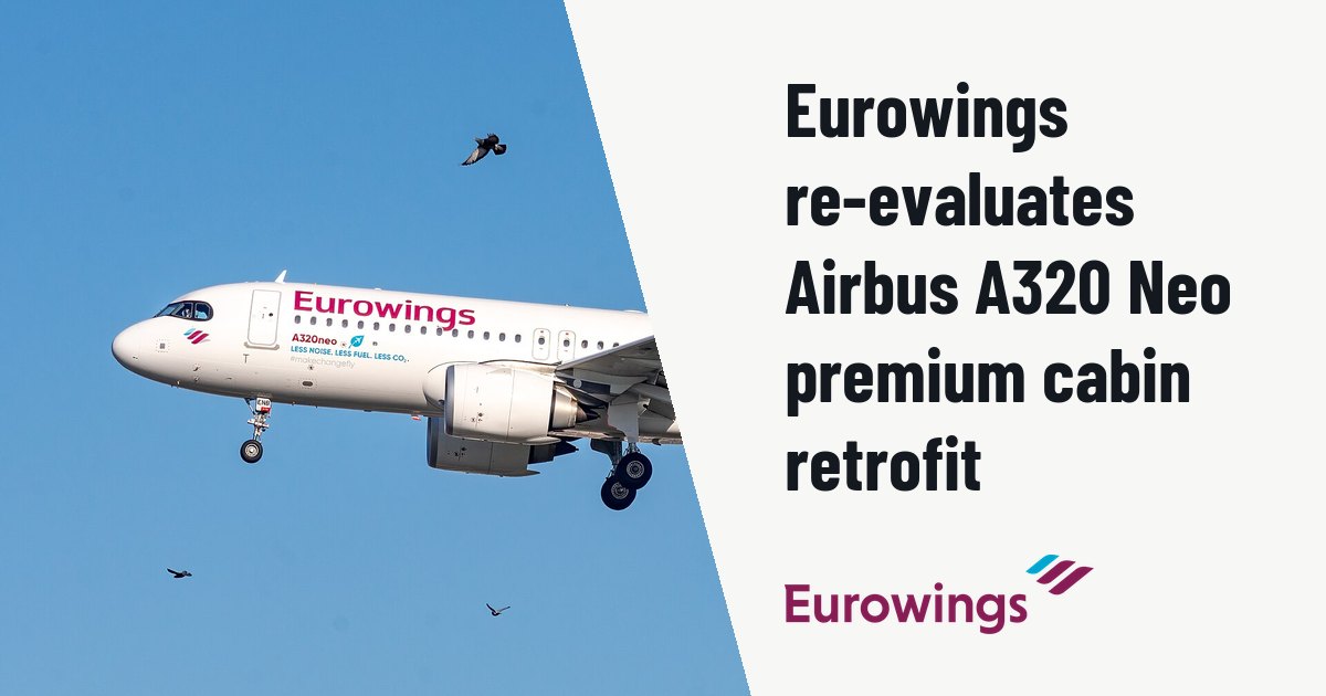 Eurowings re-evaluates Airbus A320 Neo premium cabin retrofit. Illustration photo (archive, not the aircraft involved) : 51.4706,-0.461941