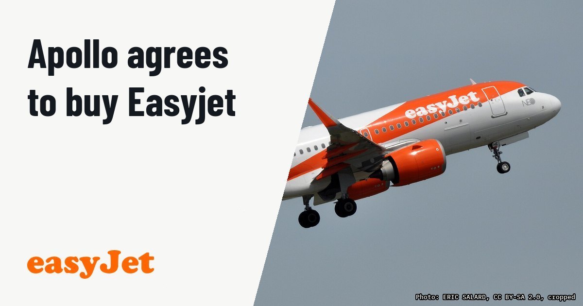 Apollo to acquire Easyjet in 5.7 billion pound takeover. Illustration photo (archive, not the aircraft involved) : MSN 8110 A320-251N / A320 / A320-200 / A320NEO EASYJET CDG AIRPORT