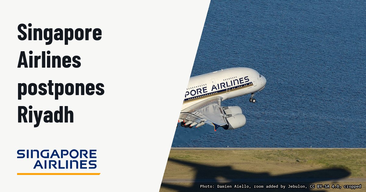Singapore Airlines postpones Riyadh route resumption to 28MAR27. Illustration photo (archive, not the aircraft involved) : Singapore Airlines Airbus A380 (9V-SKD) operating as SQ222 taking off in a southerly direction on Runway 16R at Sydney's Kingsford Smith Airport. Photo taken from a chopper flying parallel at approx 5