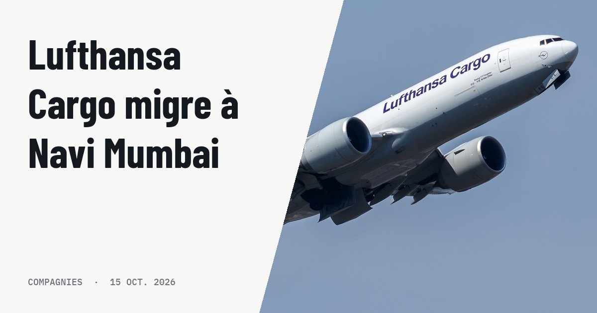 Lufthansa Cargo dévoile son programme hiver et migre à Navi Mumbai. Photo d'illustration (archive, pas l'appareil concerné) : Lufthansa Cargo Boeing 777F at Frankfurt Airport
