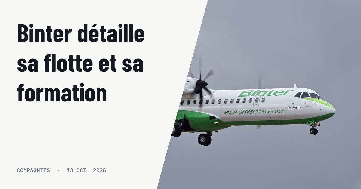 Binter mise sur ses ATR et Embraer E2 pour étendre son réseau régional. Photo d'illustration (archive, pas l'appareil concerné) : c/n 1490 Built 2018 Arriving on flight NT151 / IBB1TQ from Gran Canaria Tenerife South Airport, Granadilla de Abona, Tenerife, Canary Islands 18th January 2019