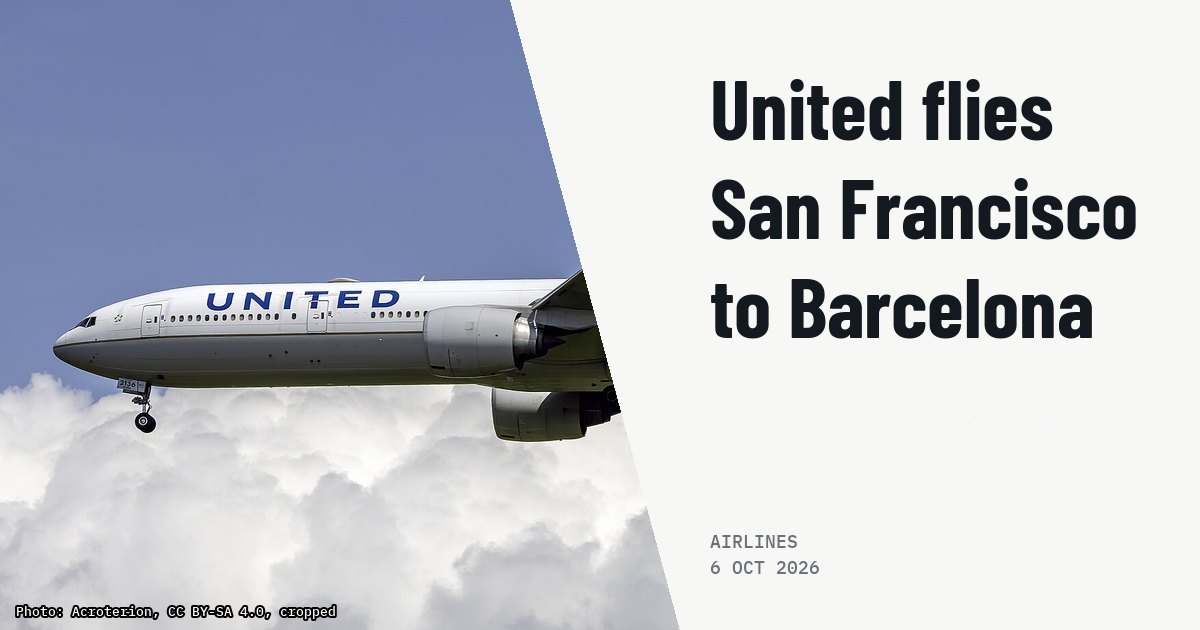 United schedules limited 777-300ER flights between San Francisco and Barcelona. Illustration photo (archive, not the aircraft involved) : 2017 United Airlines Boeing 777-300ER N2136U on final approach at Washington Dulles International Airport, Virginia, USA