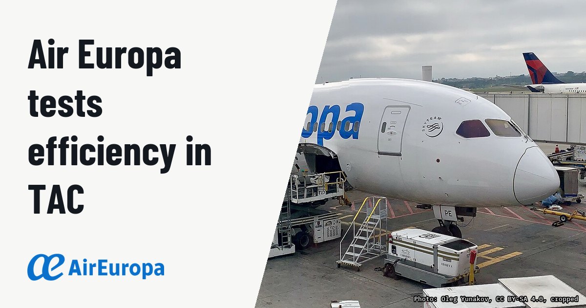 Air Europa tests operational efficiency on 787 and 737 MAX flights. Illustration photo (archive, not the aircraft involved) : Air Europa Boeing 787-9 Dreamliner