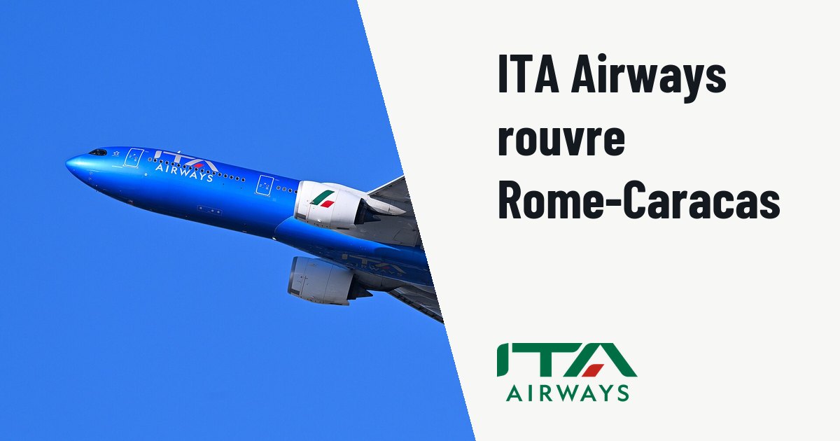 ITA Airways rouvre la ligne Rome-Caracas en A330-900 en mars 2027. Photo d'illustration (archive, pas l'appareil concerné) : ITA Airways Airbus A330-900 EI-HJN, operating flight 615 to Rome, departs Boston from runway 33L.