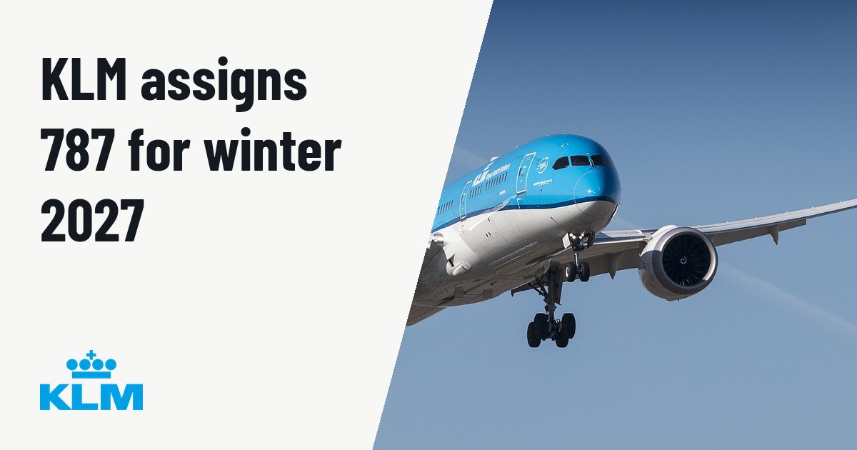 KLM adjusts winter 2027 long-haul fleet with Boeing 787 shifts. Illustration photo (archive, not the aircraft involved) : Schiphol, the Netherlands
