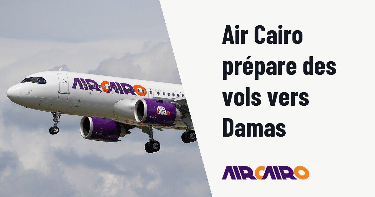 Air Cairo programme des vols vers Damas depuis Le Caire et Hurghada fin 2026. Photo d'illustration (archive, pas l'appareil concerné) : Der Airbus A320-251N der Fluggesellschaft Air Cairo mit dem Kennzeichen SU-BUQ im Landeanflug auf die Bahn 25L des Flughafens Frankfurt Main. Das Flugzeug führte einen Flug von Hurghada nach Frankfurt