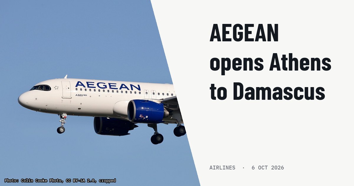 AEGEAN launches Damascus flights and expands regional network. Illustration photo (archive, not the aircraft involved) : New aircraft and a smart new scheme. SX-NEC A320NEO Aegean LHR 4.11.20