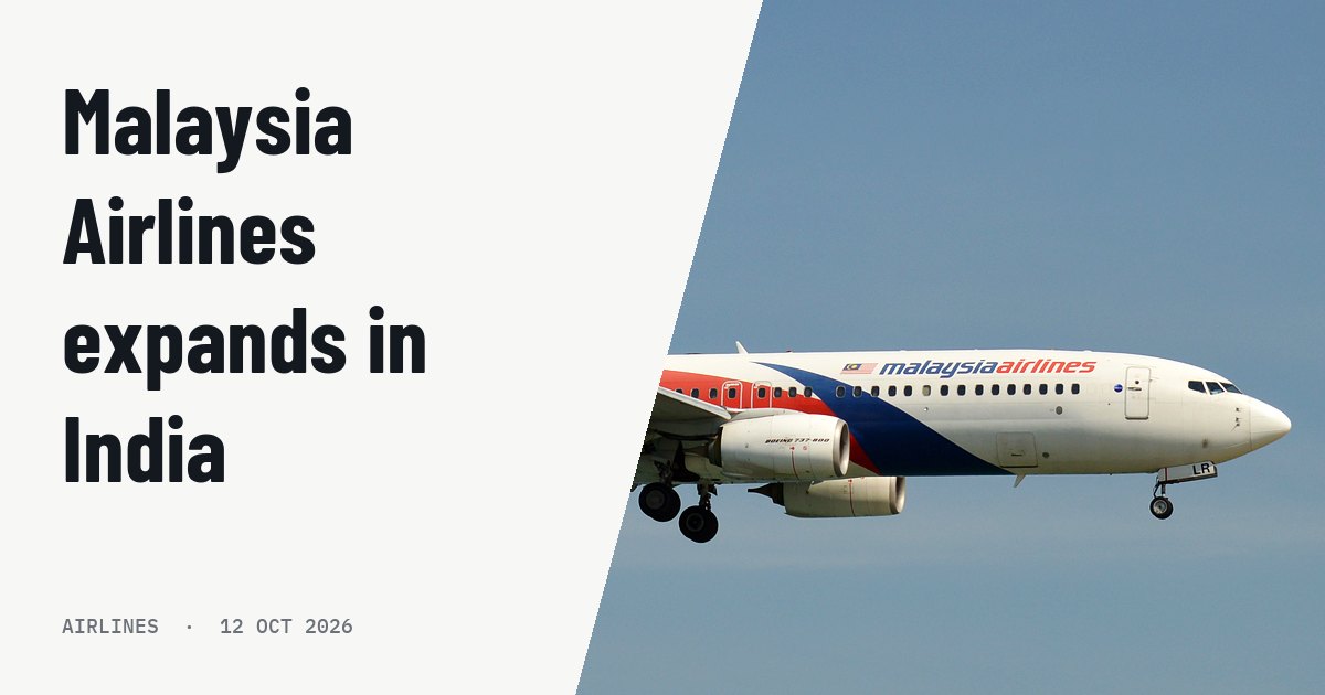 Malaysia Airlines expands operations across India with 80 flights. Illustration photo (archive, not the aircraft involved) : Malaysia Airlines, 9M-MLR, Boeing 737-8H6