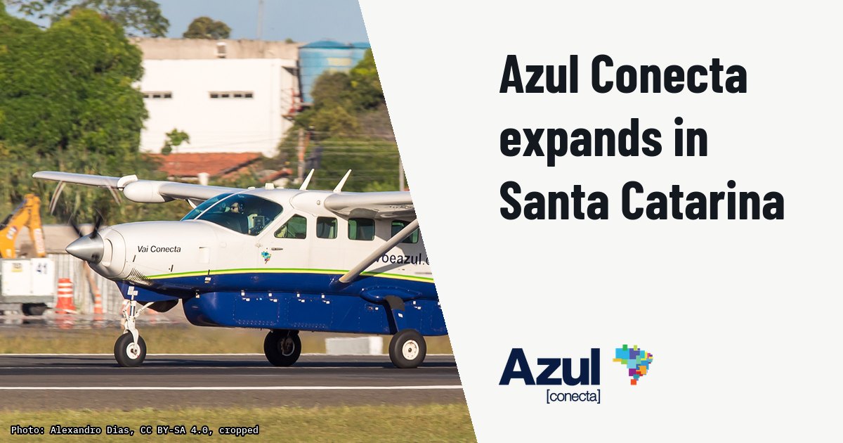 Azul Conecta links nine cities in Santa Catarina with Caravan fleet. Illustration photo (archive, not the aircraft involved) : Cessna 208B Grand Caravan EX Azul Conecta no Aeroporto de Teresina THE