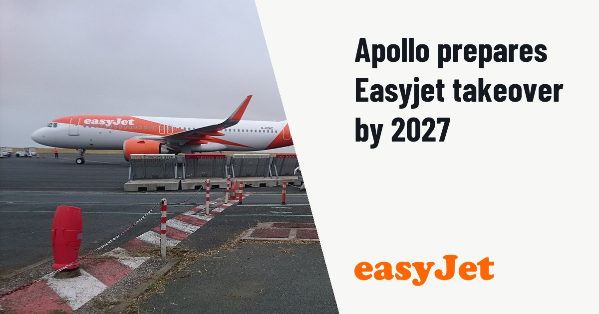 Easyjet vise la finalisation de son rachat par Apollo début 2027. Illustration photo (archive, not the aircraft involved) : G-UZHZ - A320-251N Easyjet in La Rochelle airport